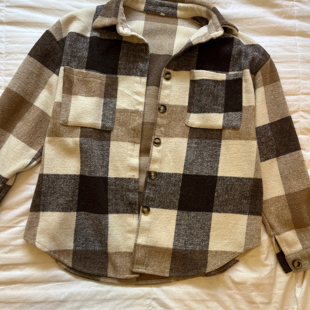 Plaid Button-Up Flannel